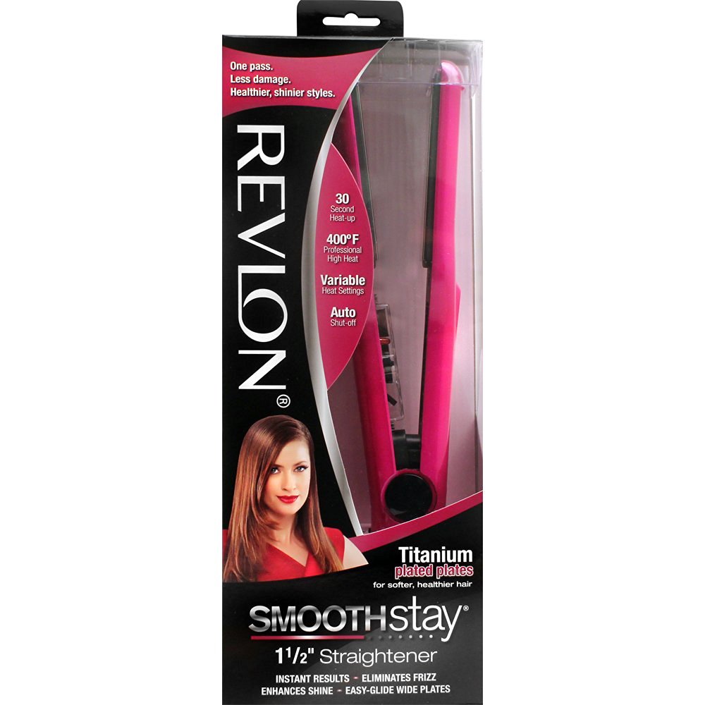 Plancha Titanium 1 1/2 Pulgadas Smoothstay Revlon | Gloss Beauty Shop su  tienda Online en Ecuador